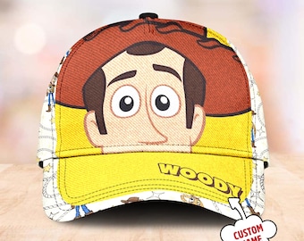 Gorra clásica de Woody de Toy Story, gorra de béisbol de Woody de Toy Story, sombrero de personaje de Woody vaquero, sombrero clásico de película de dibujos animados, regalo para niños y adultos