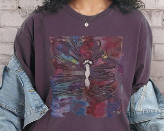 Rib Cage Watercolor on Comfort Colors Tshirt