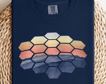 James Webb Telescope Sunset TShirt: Kitt Peak Observatory Watercolor Art