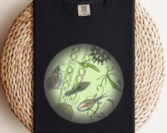 Aquatic Microorganisms Comfort Colors TShirt: Science Biology Gift