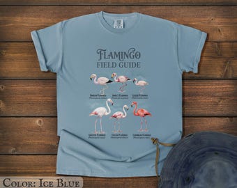 Flamingo Field Guide - Comfort Colors Tshirt