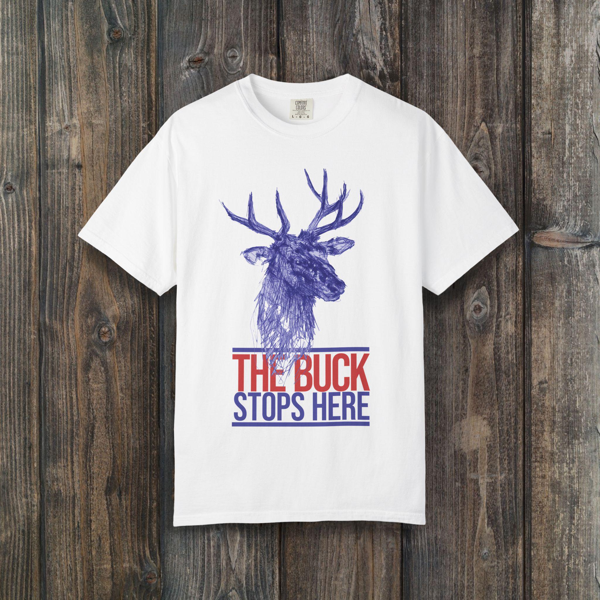 Retro Buck Stops Here Deer: Comfort Colors Tshirt - Etsy