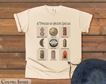 Topology of Ancient Shields - Comfort Colors Tshirt