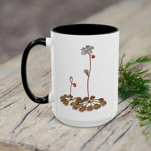 Sundew Mug, Carnivorous Plant Gift, Gardener Gifts, Native Botanical, Watercolor