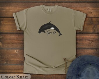 Orca orka type D - T-shirt met comfortabele kleuren