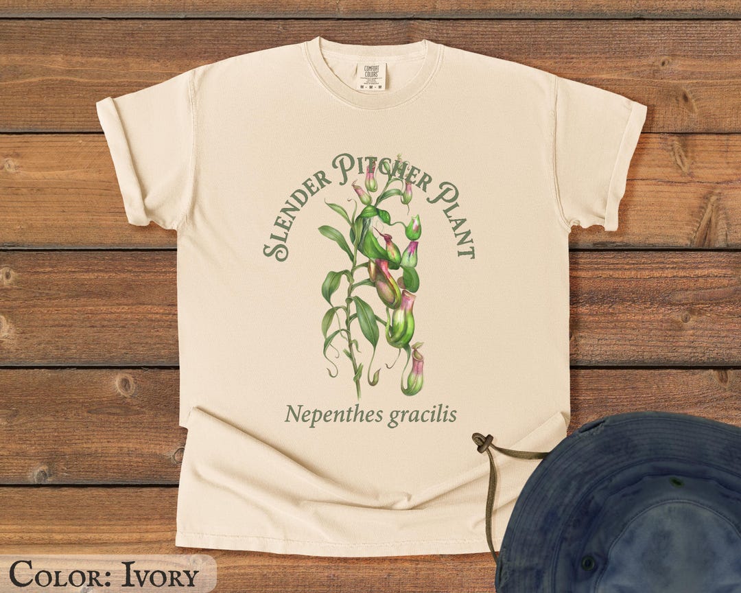 Slender Pitcher Plant (nepenthes Gracilis) - Comfort Colors Tshirt