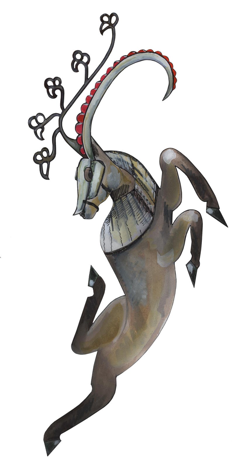 Russian Pazyryk Tattoo Archaeology Illustration on Comfort Colors ...