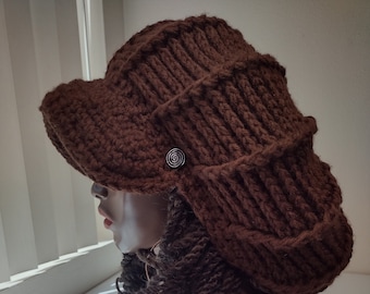 2 en 1 Dread tube ou chapeau avachy, bonnet dreadlocks avec dos