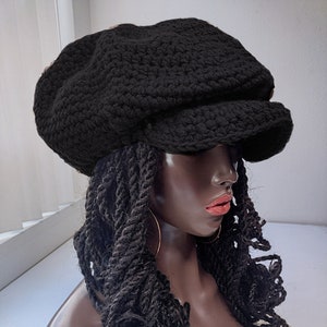 Black Skate Date Newsboy Hat Flat Cap Driving Golf Caps Flat Hat Jockey Hat Taxi Rasta Hat Mens Unisex Hat 70s Hat Cabbie Checker Hat Etsy