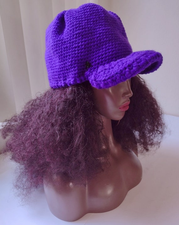 XL Crochet Baseball Hat / Large Hat / Large Cap / Extra Large Hat