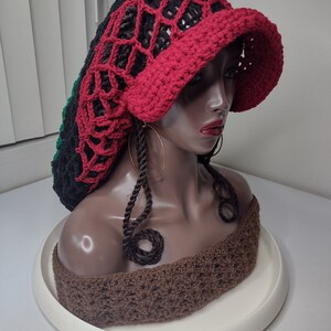 Extra Large XXL Mesh Hat Brim Rasta Hat Big Tam African Hats - Etsy