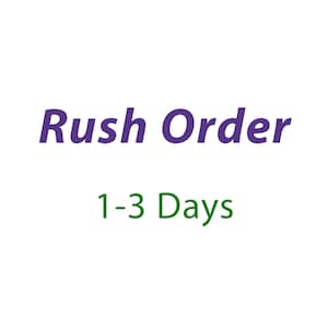 Puede incluir: Texto morado que dice "Pedido urgente" y texto verde que dice "1-3 días".