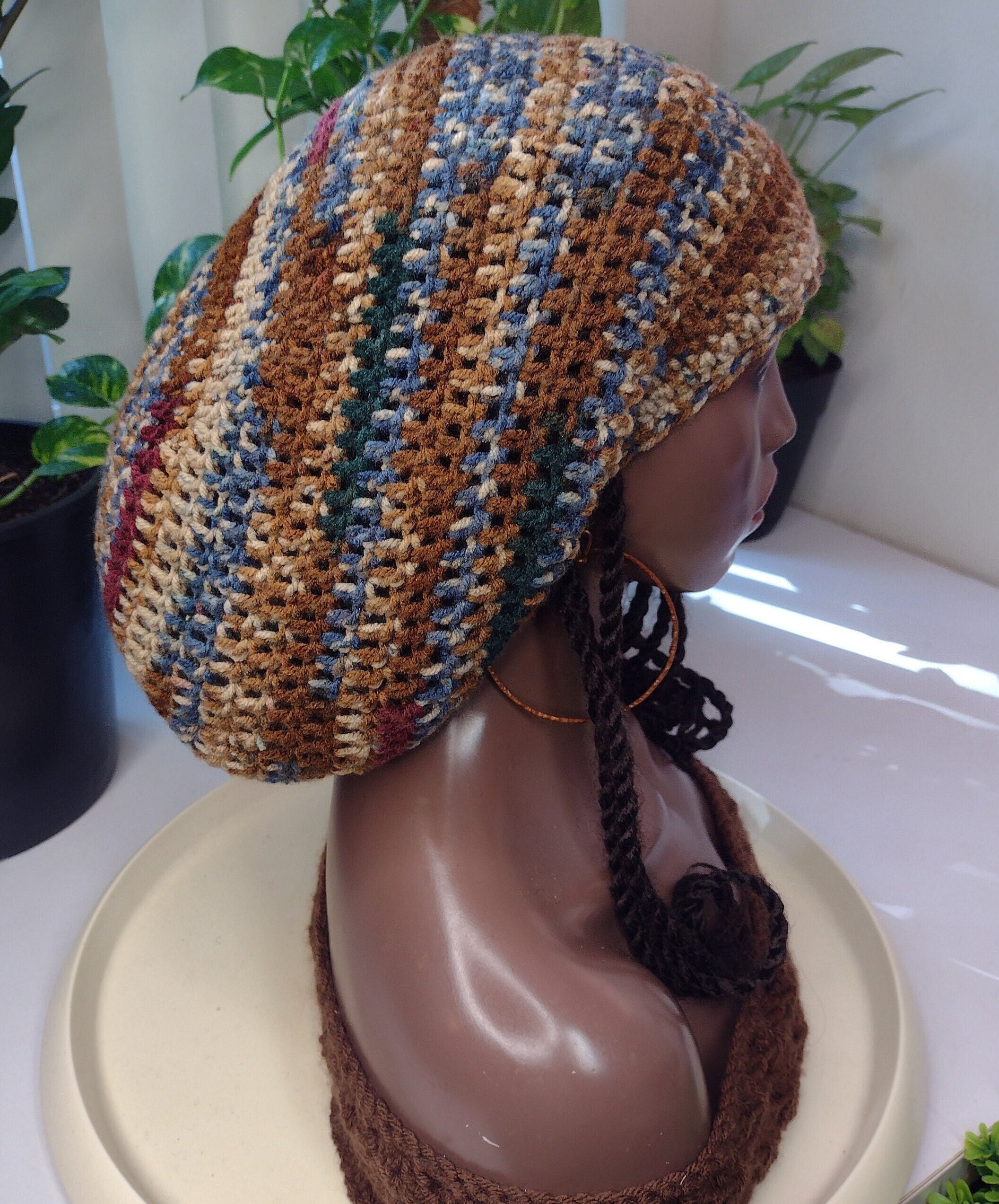 White Rasta Tam - Etsy display picture 2