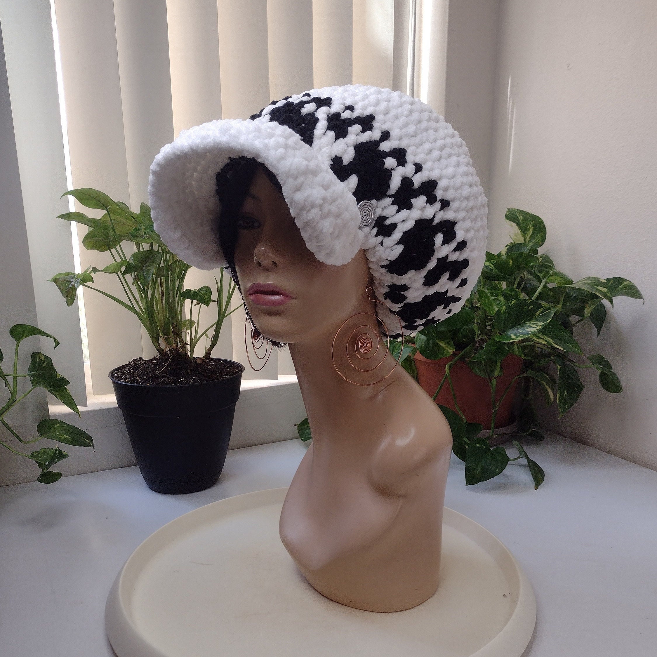 帽子 Tomchan1028 Trafalgar Law Inspired Mushroom Hat, Dreadlock Tam With Satin Edge
