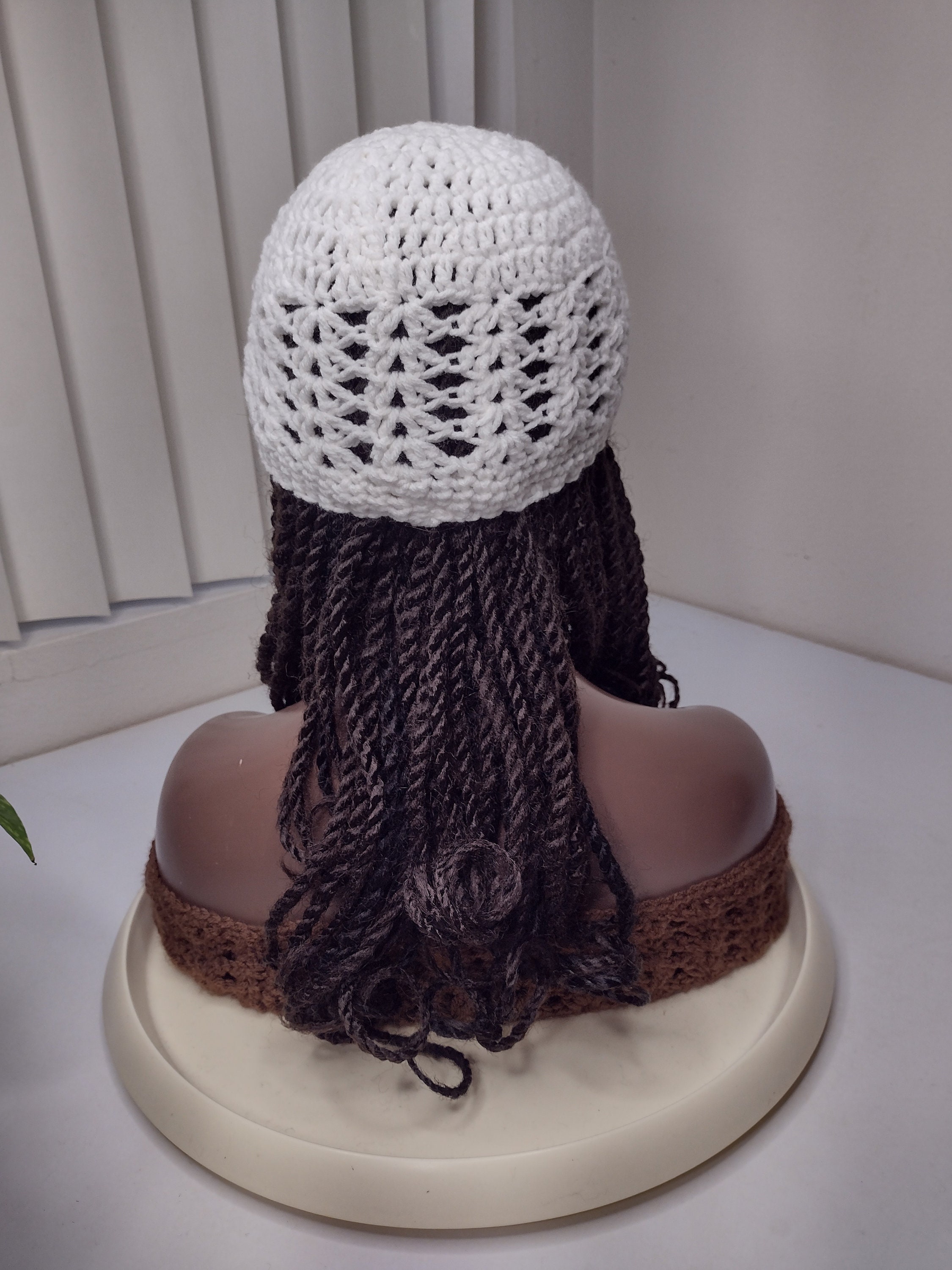 Crochet Snoodie Cap: 90s Style Dreads/locs Hat - Acrylic Blend - Etsy