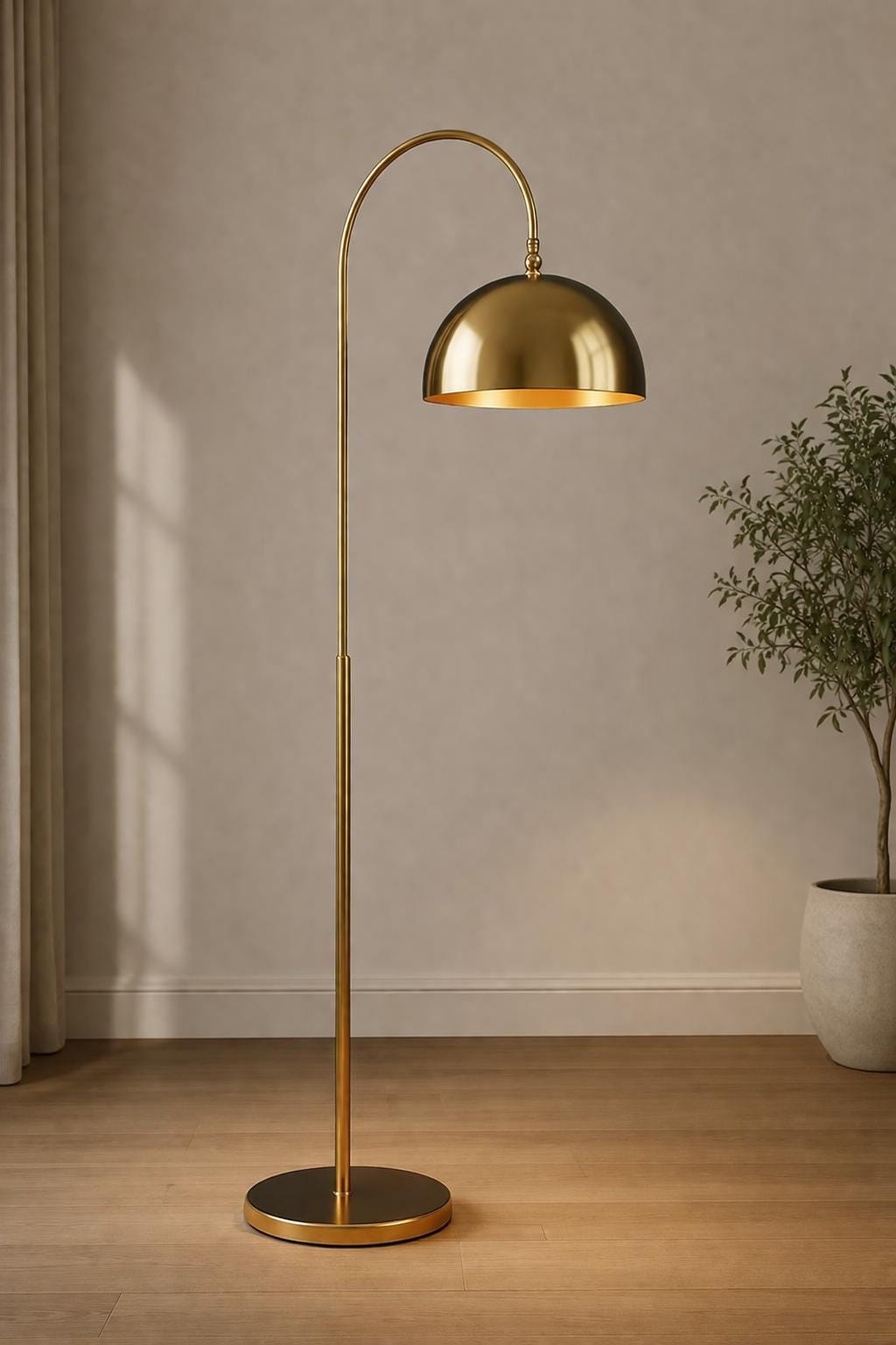 Arc Floor Lamp Goldnull