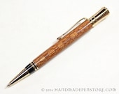 LEOPARDWOOD wood Pen in the Parker Duofold Style (Handmade ball point pen)