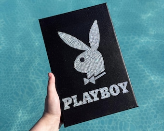 Kit d'art diamant DIY - Toile éblouissante Playboy 20 x 30 cm