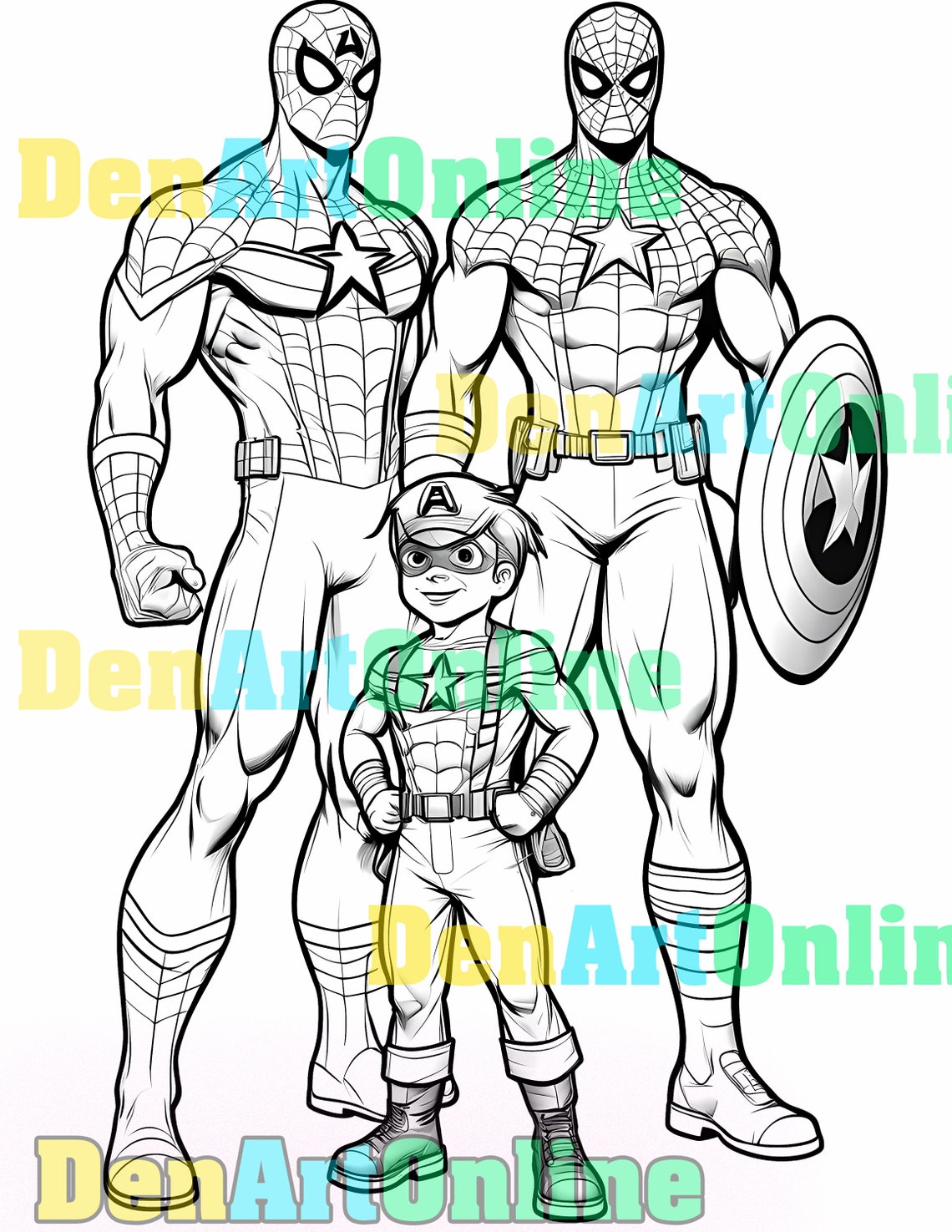 Spiderman 50 Coloring Pages | Spiderman Coloring Book for Kids | Boys ...