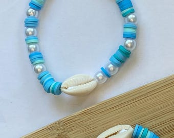 Set Braccialetti Estensibili Boho Con Perline E Conchiglie: Gioielli Da Polso Impilabili Per Donna, Idea Regalo Estiva - 4