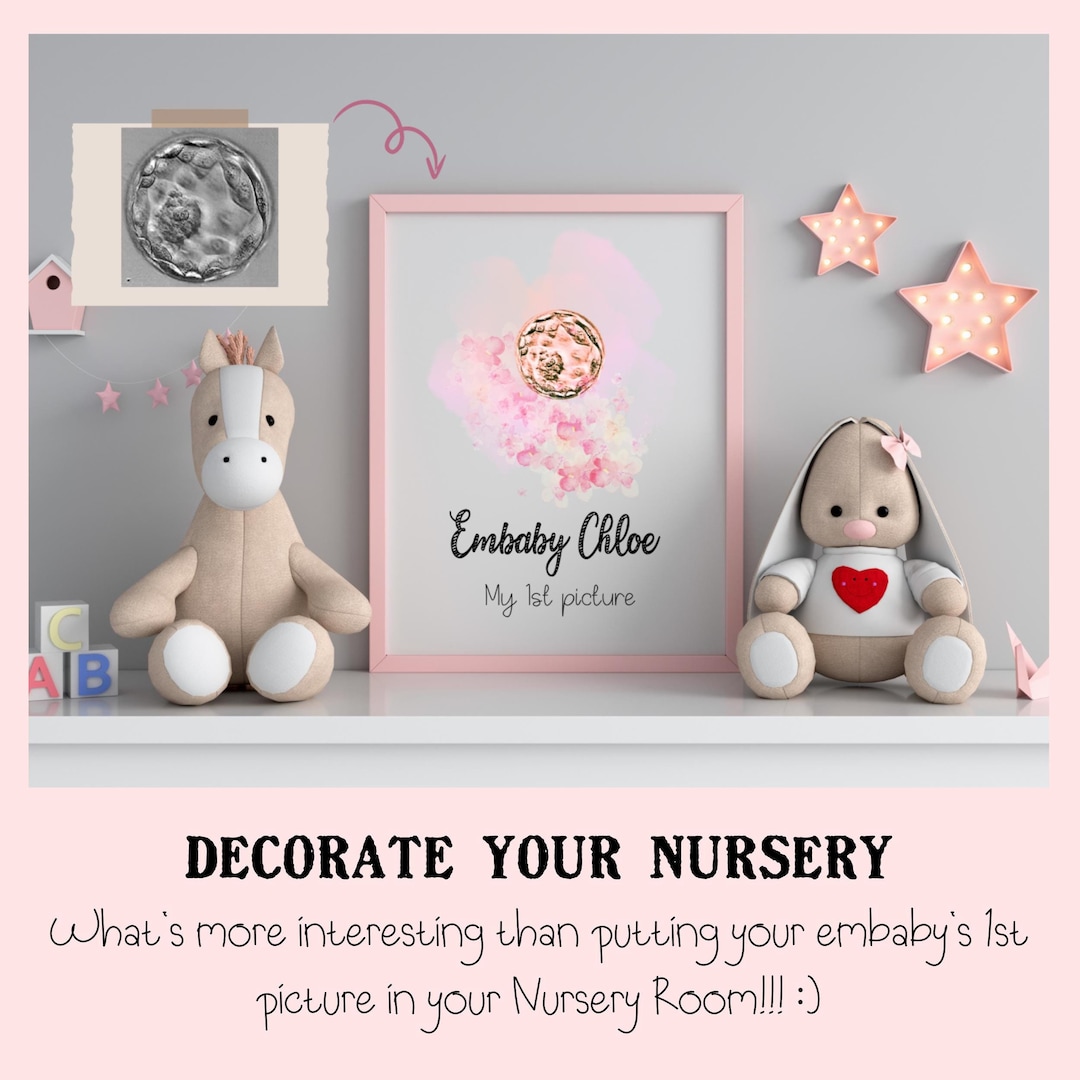 Digital Custom Embryo IVF Watercolor Painting Embryo Picture Personal ...