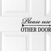 see more listings in the DOOR Decals section