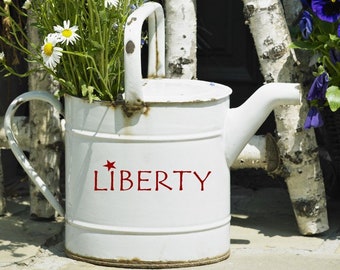 Liberty Decal, 4th Of July Liberty Decal, Patriotic Decorations Independence Day, Patriotic decor, Garden gift, primitive country decor, USA