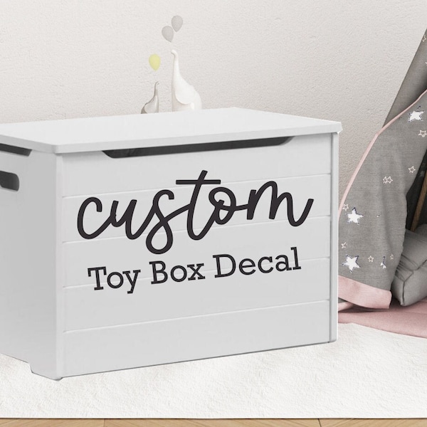 Custom Toy Box Etsy