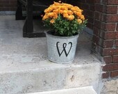 Monogram Decal, Fall Decor, Barn Wedding Decor, Fall Porch Decorations, 10 quot Tall Vinyl Decal Letters, Custom Initial Decal,Front porch decor