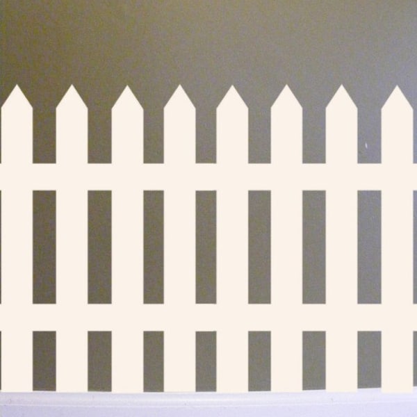 Picket Fence Decor Etsy