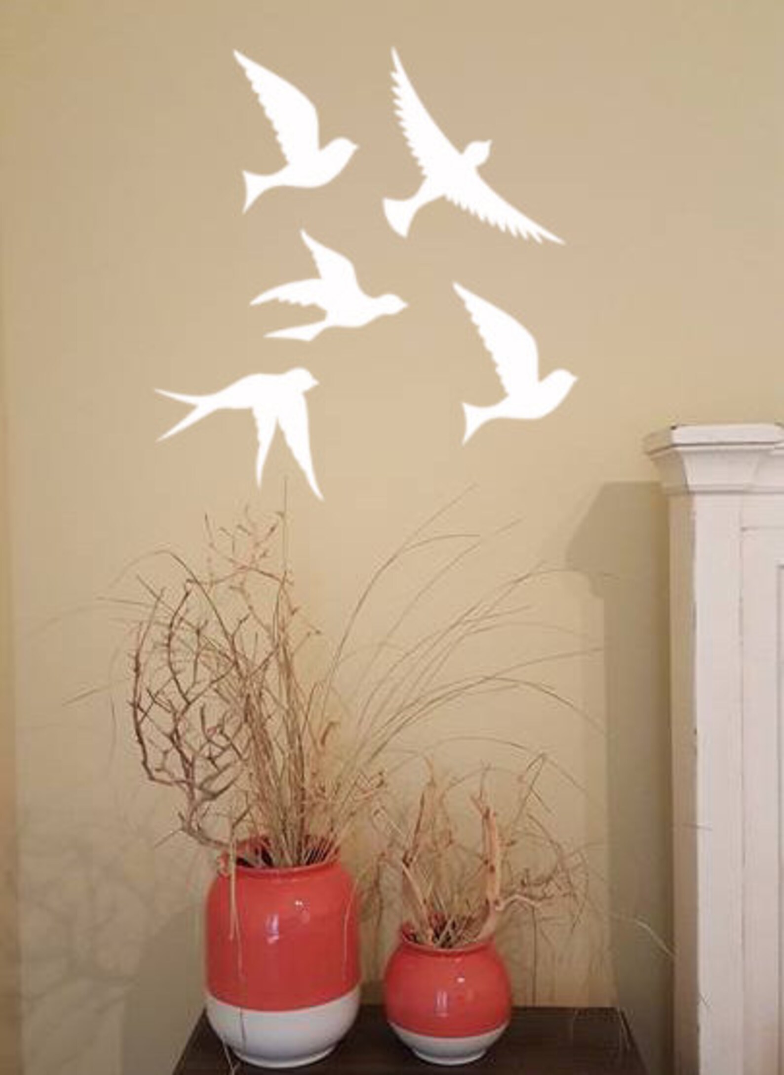 Bird Window Decals Bird Decal Birds in Flight Wall Decal Etsy