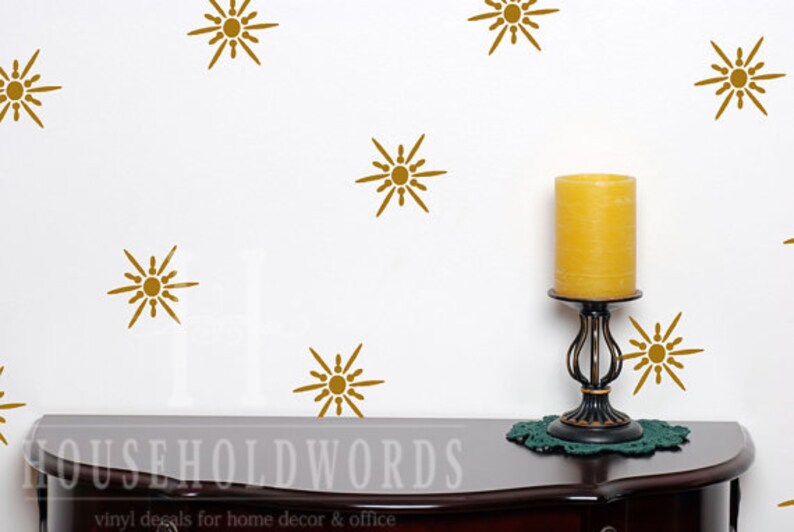 Vintage Star Wall Decal Retro Star Decal Modern Farmhouse Etsy