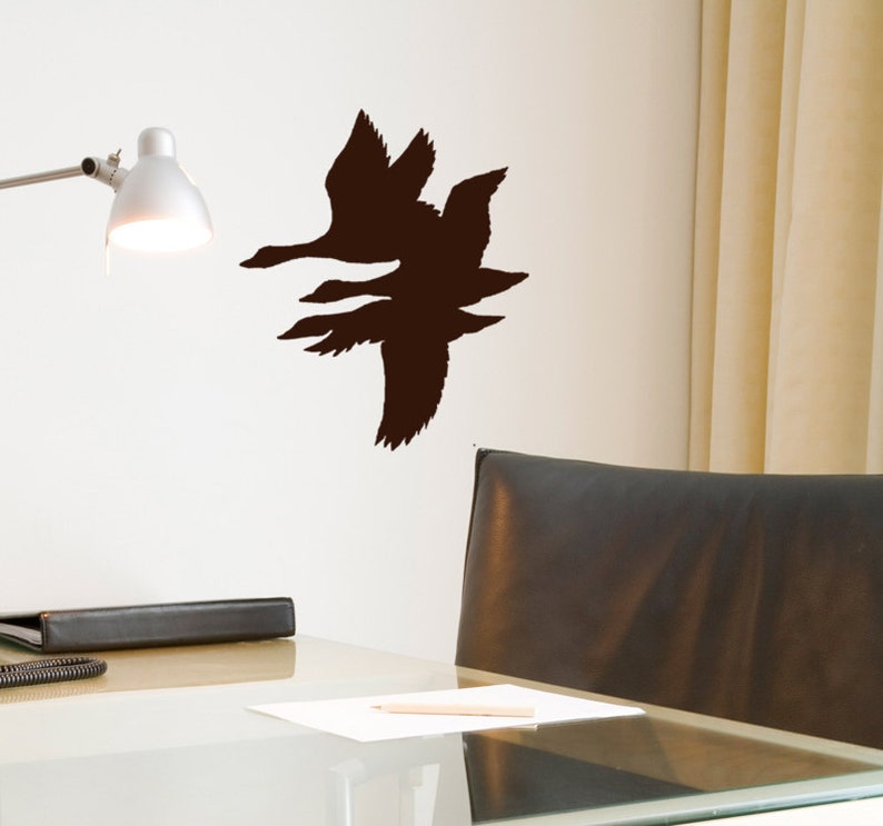 Woodland Nursery Decor Flying Duck Wall Decal Stickers Etsy