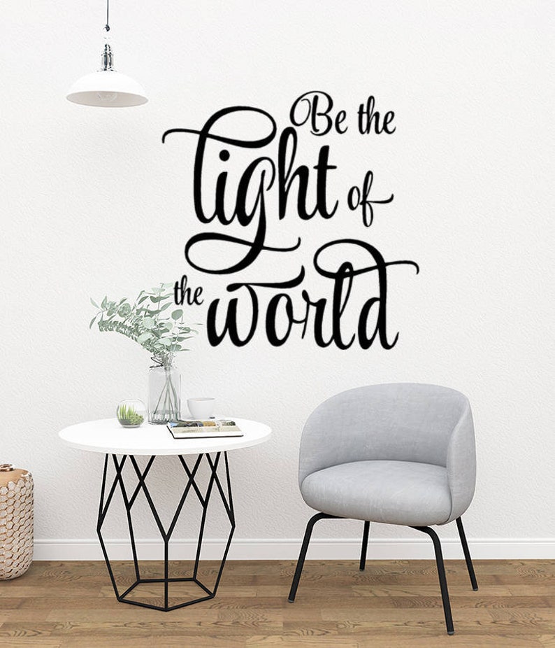 Wall Decals Scripture Decal Religious Decor Church Nursery Sunday School Classroom