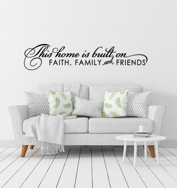 Farmhouse Wall Decal Use on Walls Let's Stay Home Vinyl Decal Decal for Farmhouse Sign Home Wall Decal Wood or Metal Sign