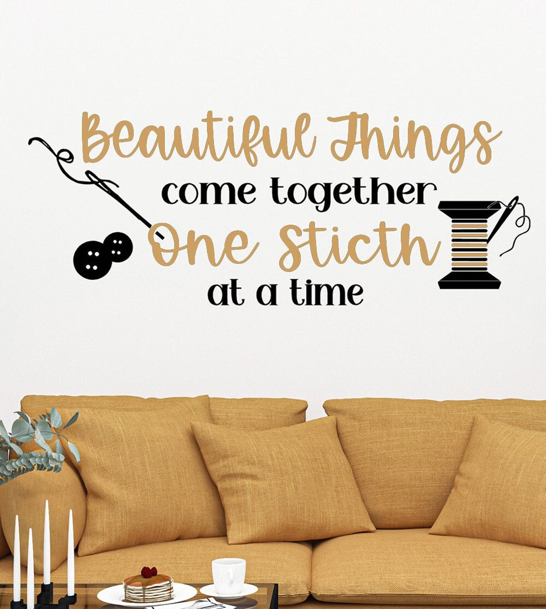 Craft Room Sewing Wall Decal Sewing Room Wall Decor One Etsy