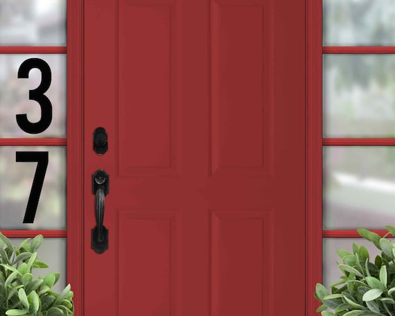 Numéros de porte de maison en vinyle numéro de porte décalcomanies