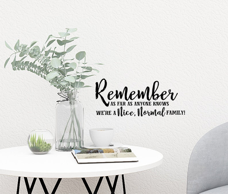 family wall decal family vinyl decalremember as far as | etsy