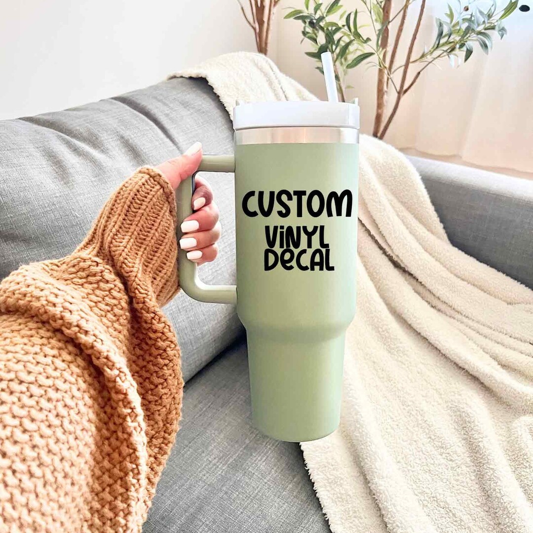 Custom Vinyl Decal, Tumbler Decal, Change Jar Vinyl Decal, Kitchen