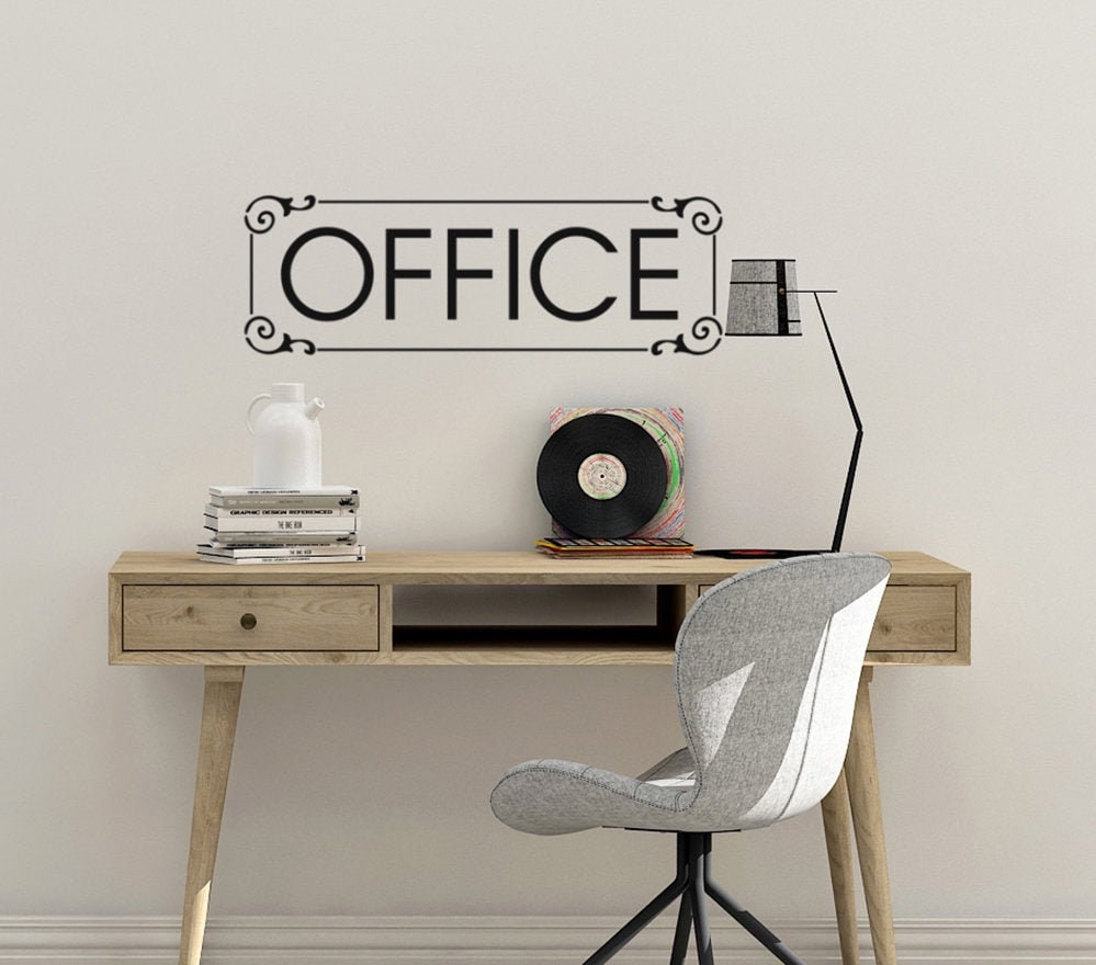 Office Decal Office Door decal Office wall Decal Business Etsy