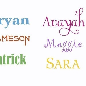 Custom Name Wall Decals, Monogram Vinyl Decals, Name Decals, Monogram Decal, Kids Monogram, Wall decals for kids, Custom name stickers