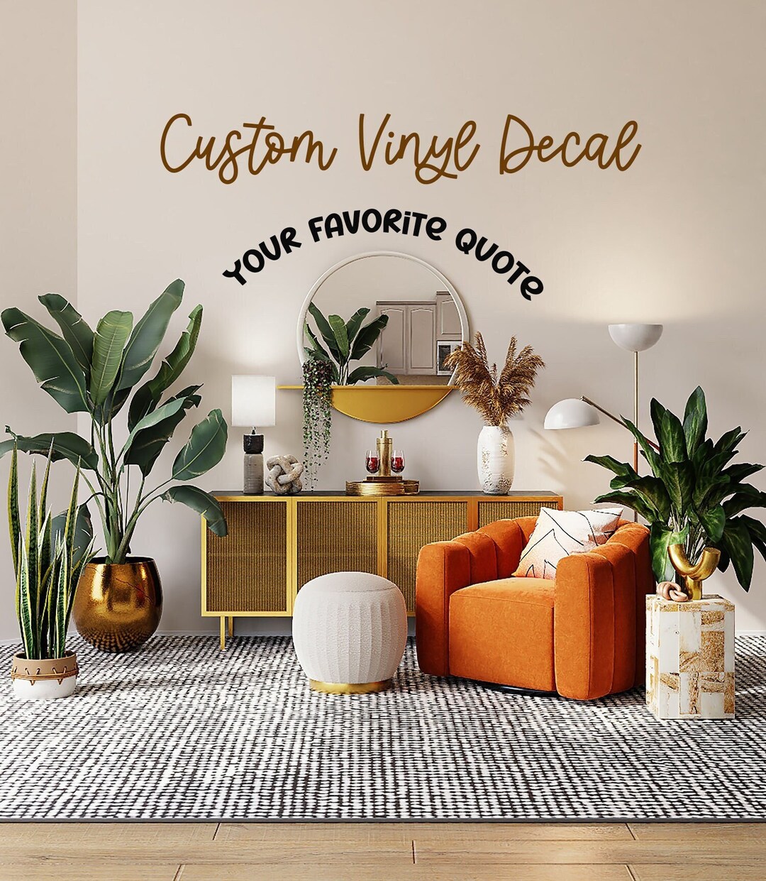 Custom Wall Quote Vinyl Decal, Personalized Vinyl Decal Sticker, Window ...