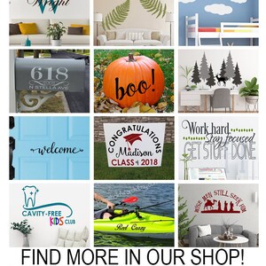 Custom car window decal, business decal for vehicle, personalized decal business logo, trailer decals image 8