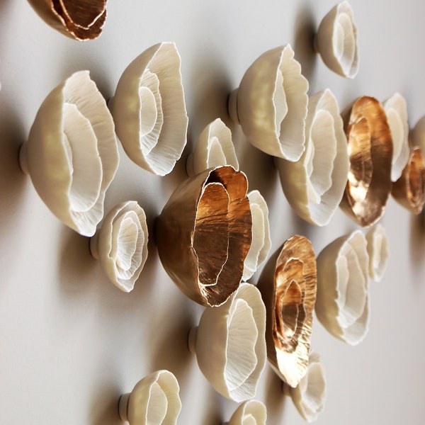 Rose Gold Wall Art Etsy