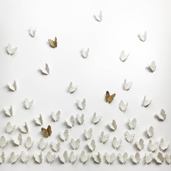 3d Butterfly Wall Art Etsy