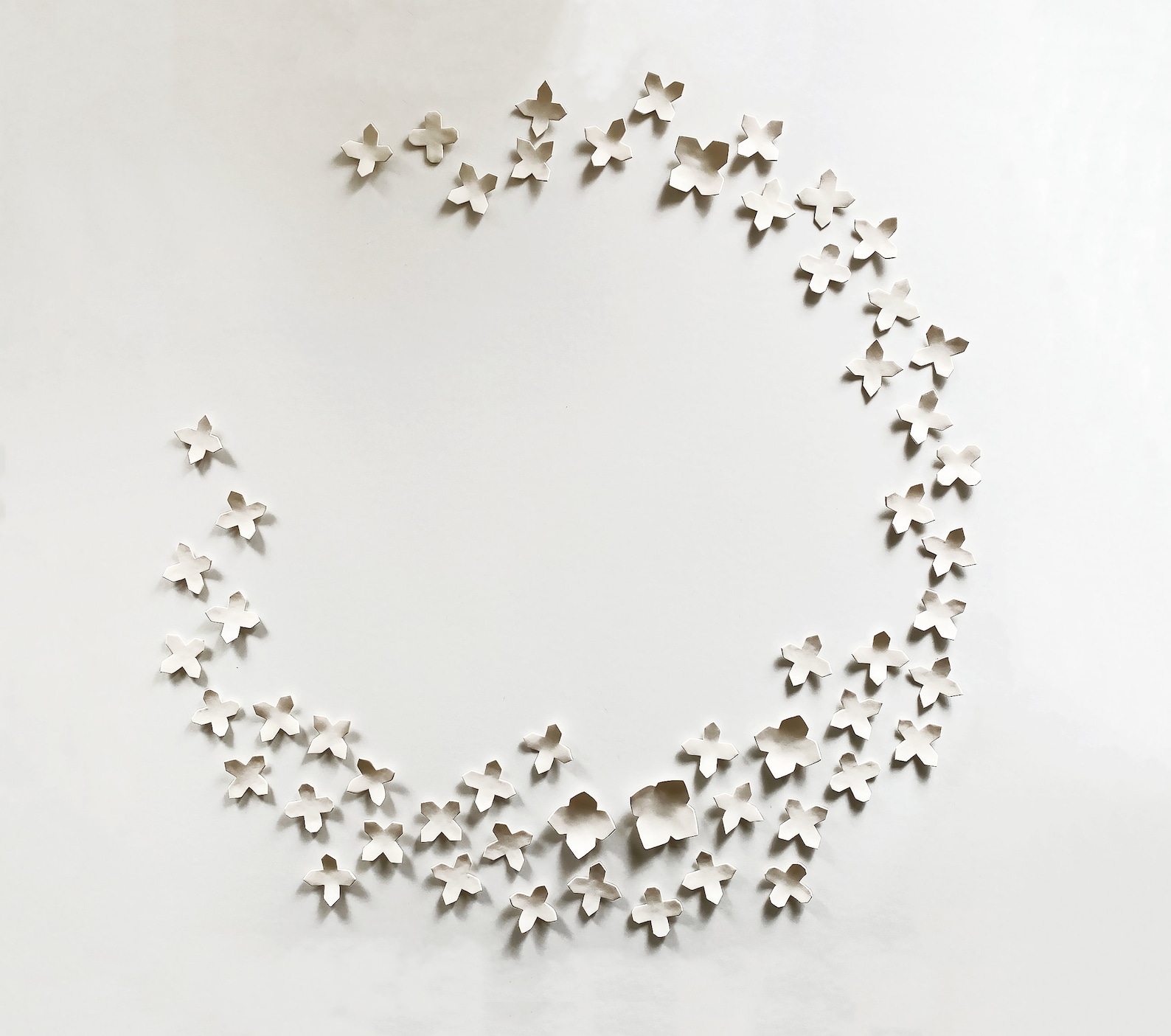 Abstract Extra Large Wall Art Sculpture Set 60 Ceramic Etsy