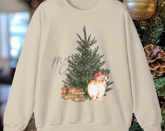 Corgi Christmas Sweatshirt: Corgi Mom Gift