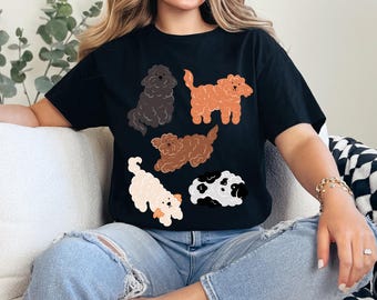 Poodle Shirt: Dog Lover Gift, Cute Poodle Mom Tee