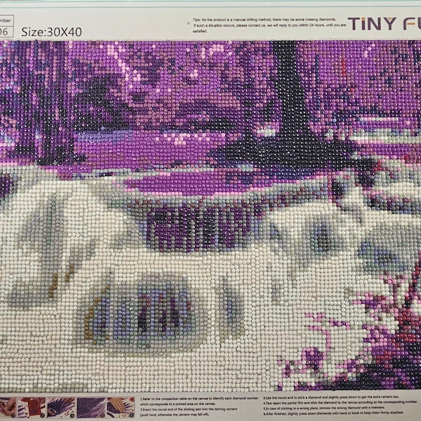 Diamond Art Finished Art - Etsy