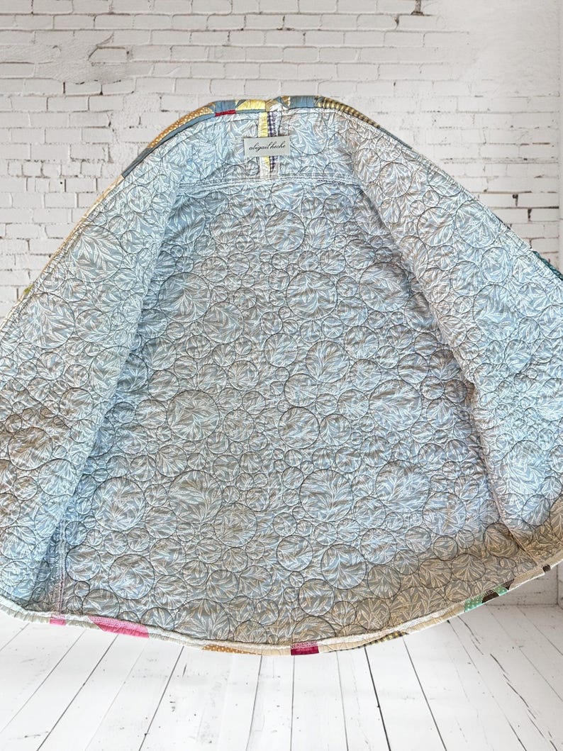 Handmade Quilted Patchwork Jacket: Upcycled Vintage Quilt Coat - Etsy